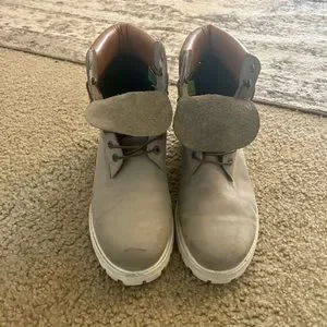 Timberland | Shoes | Grey And Brown Timberland Boots Size 15  display picture 2